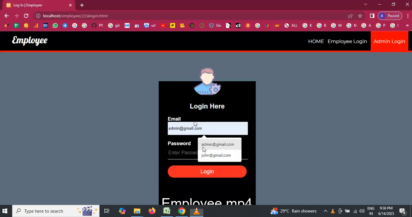Empoyee Assign Projects Status System in PHP Application Projects
