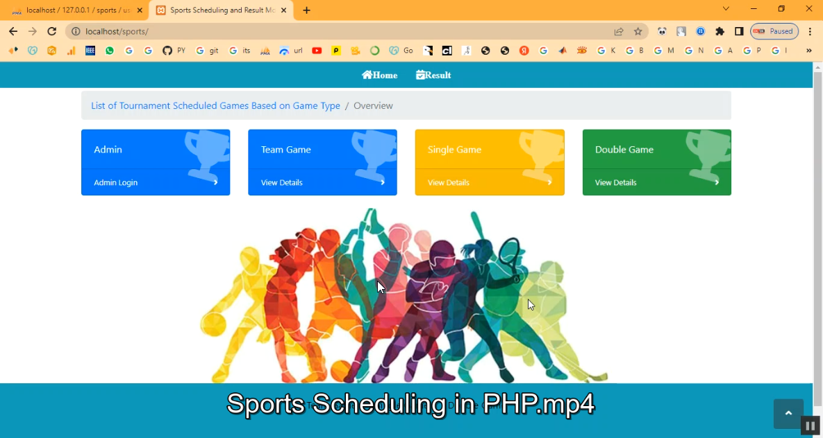 Sports Scheduling in PHP Application Projects