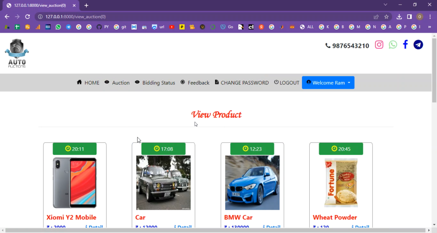 Auto Services in Django Python