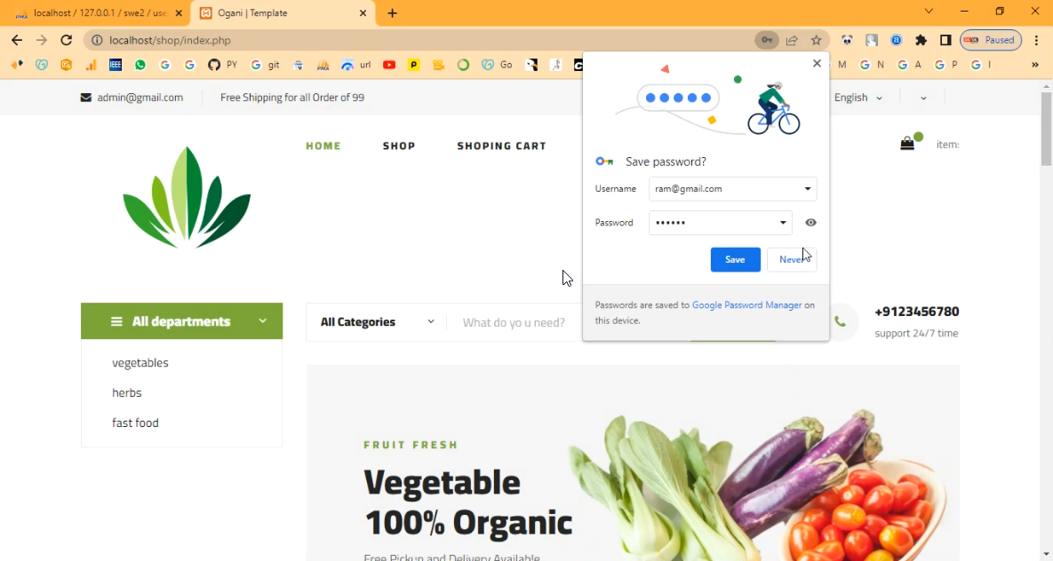 Organic Products Buying in PHP Application Projects