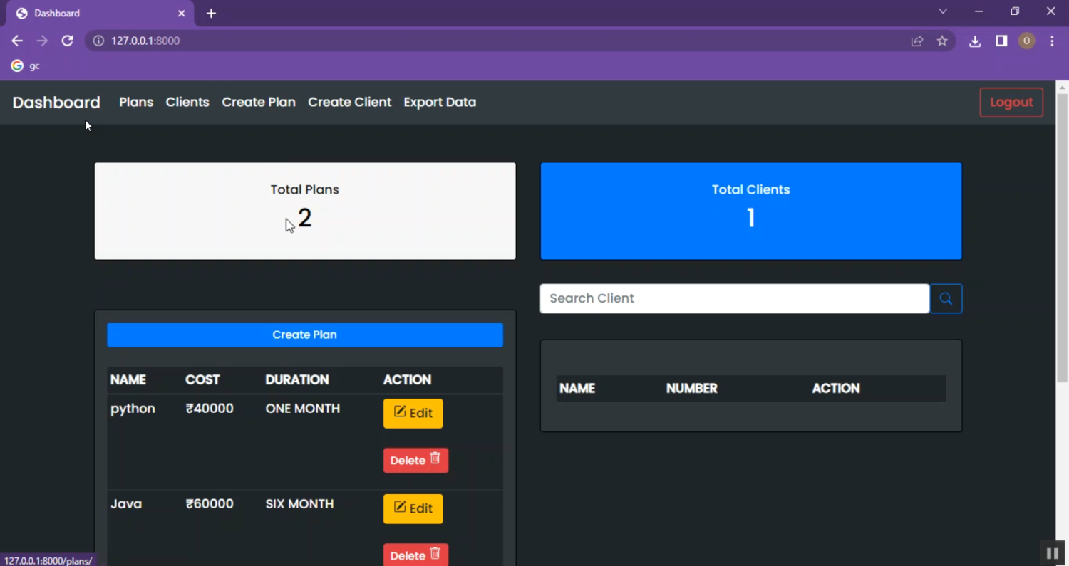 Internet Service Provider Management System in Django Python