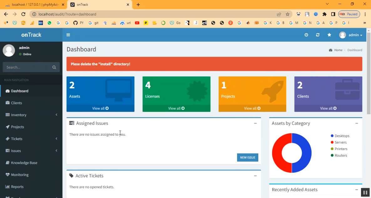 Audit Management System in PHP Application Projects