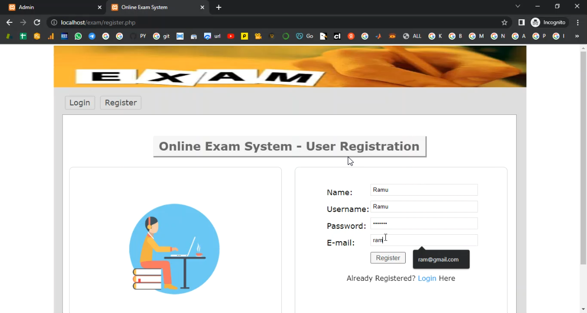 Online Projects Viva System in PHP Application Projects