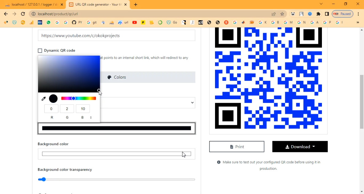QR Code Generator in PHP Application Projects