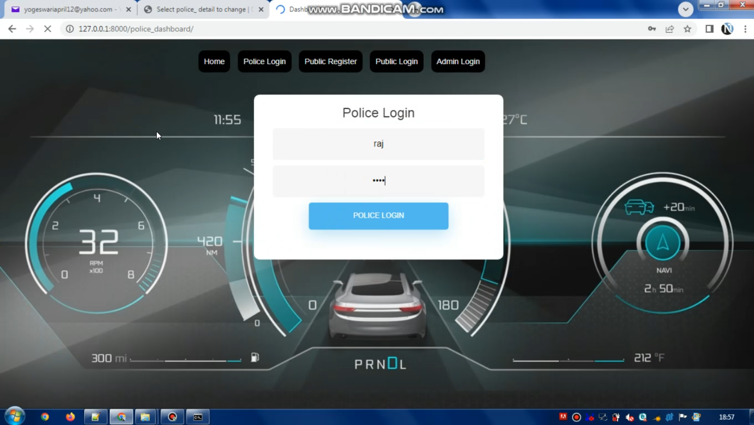 Digital Vehicle – License, Insurance, Rc Book Tracing and Fine Collection in Django Python