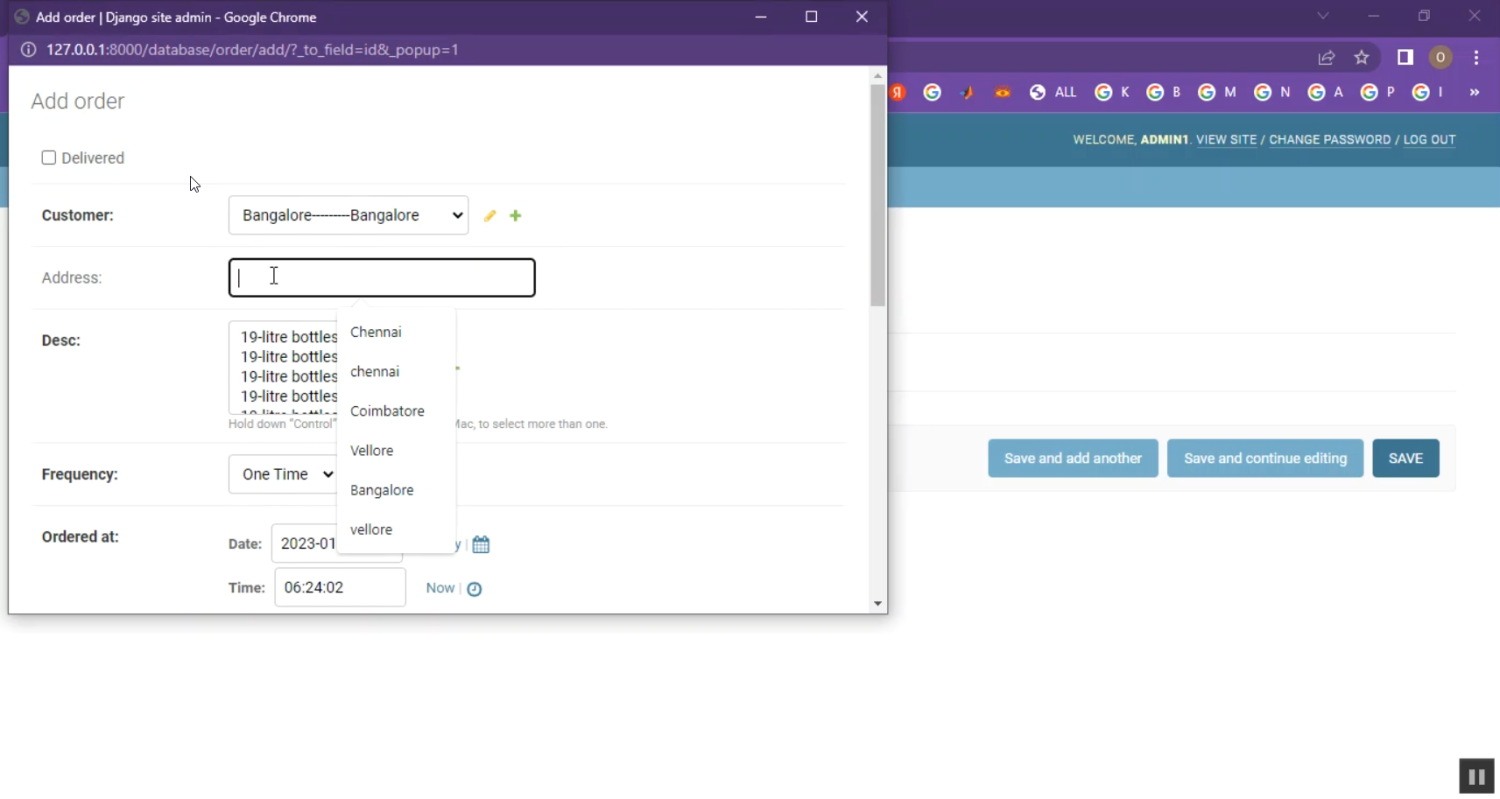 Water Supply and Descrbuted System in Django Python
