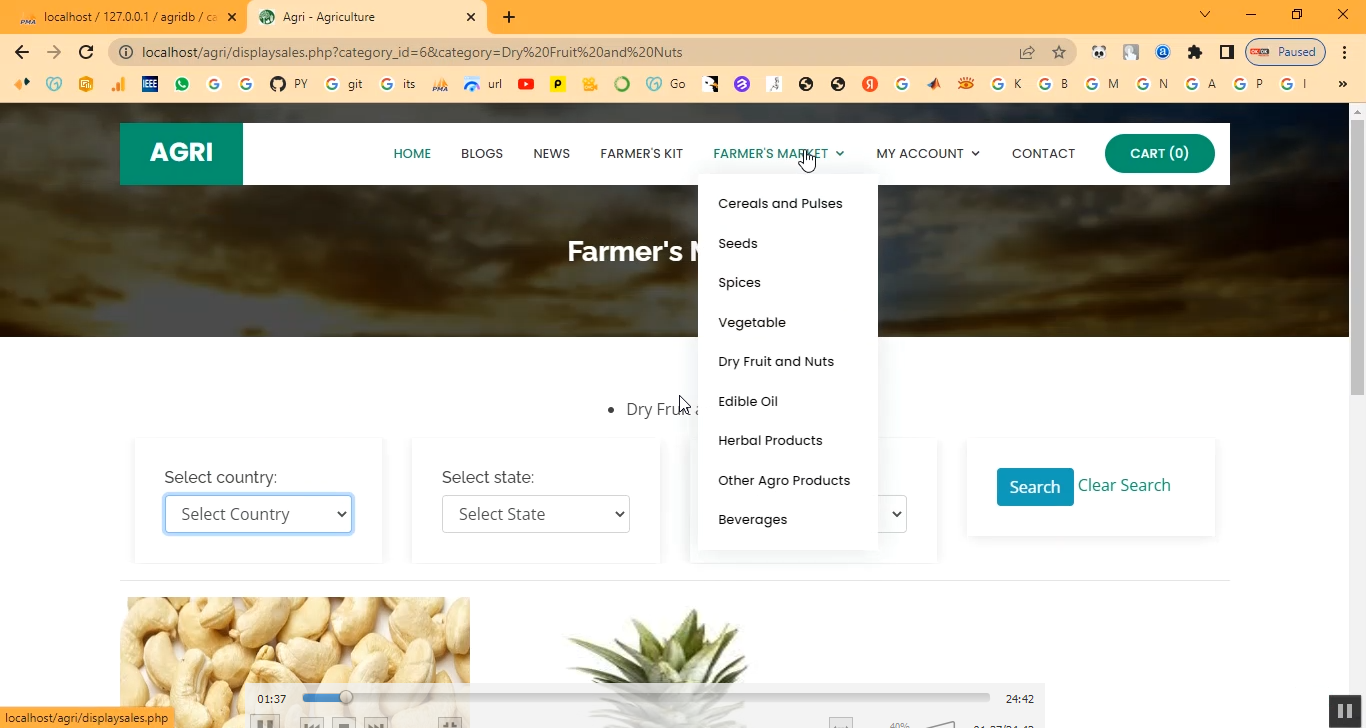 Farmer Kit Market System in PHP Application Projects