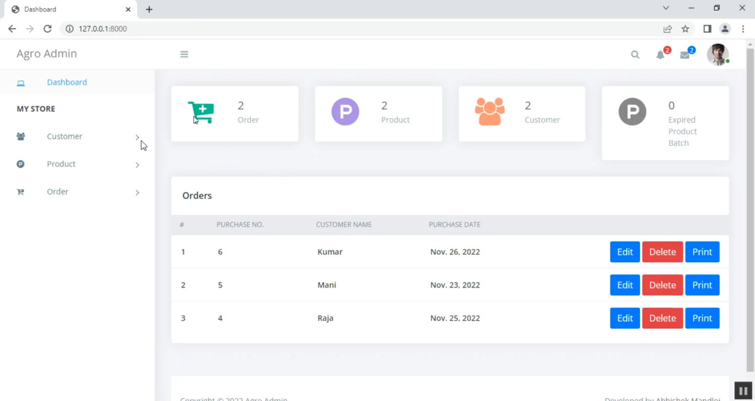 Product Packing Management in Django Python
