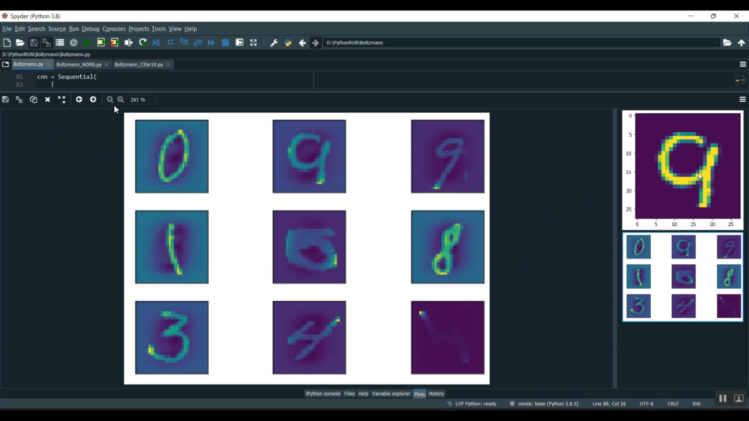 Boltzmann Data Analysis Using CFAR10 Dataset in Python Projects