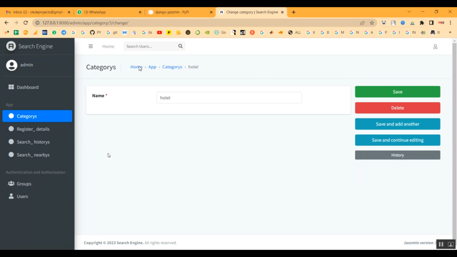 Privacy Seach Information on Secure Details in Django Python