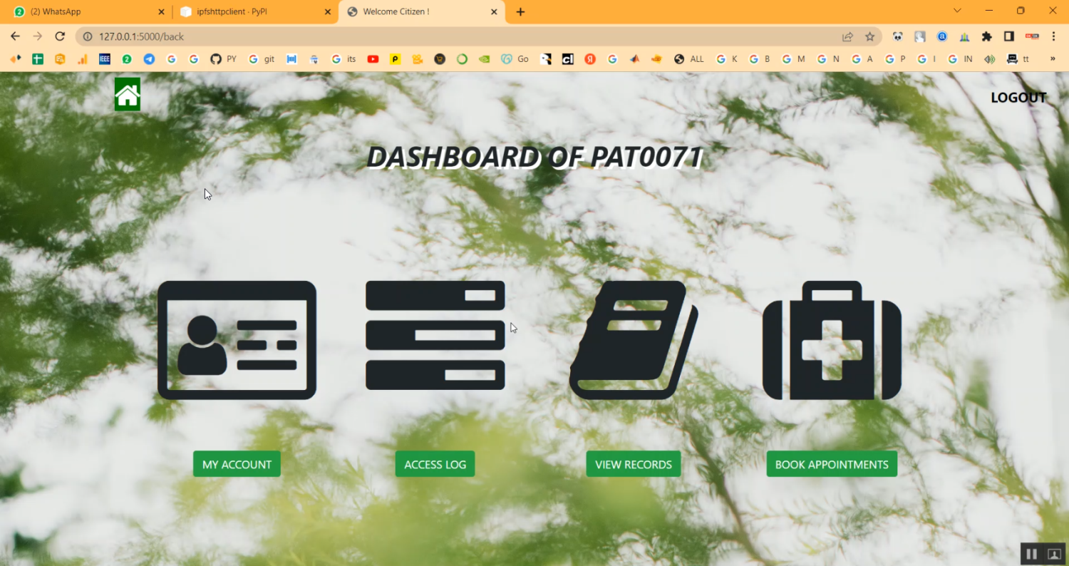 EHP Block Chain in Django Python