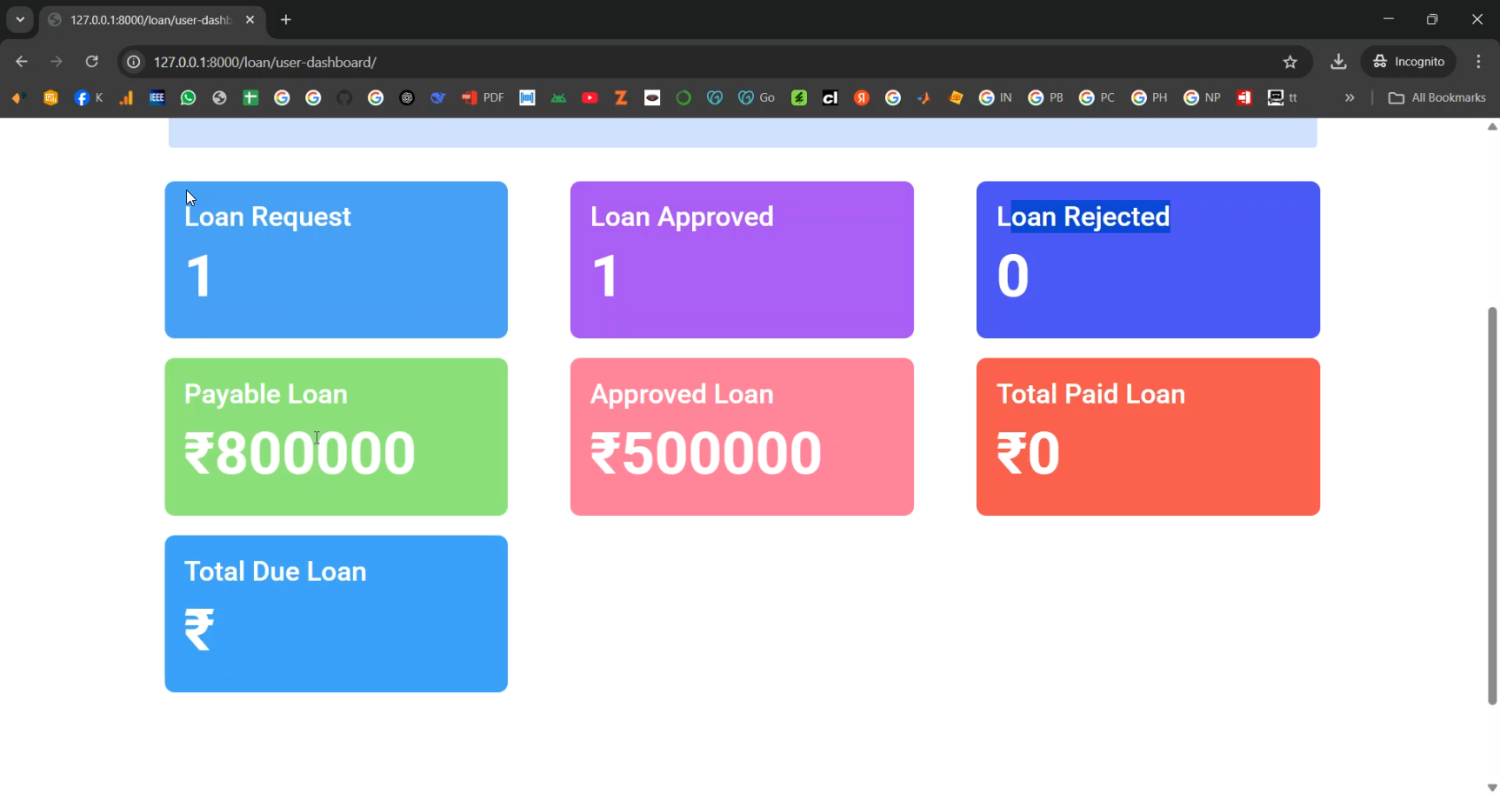 Online loan Management System in Django Python