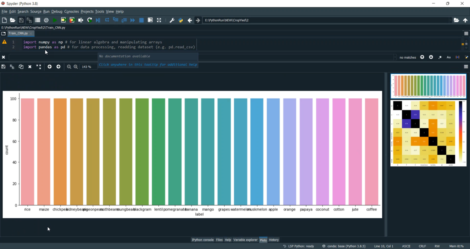 Crop Yield Prediction Using Machine Learning Techniques in Python Projects