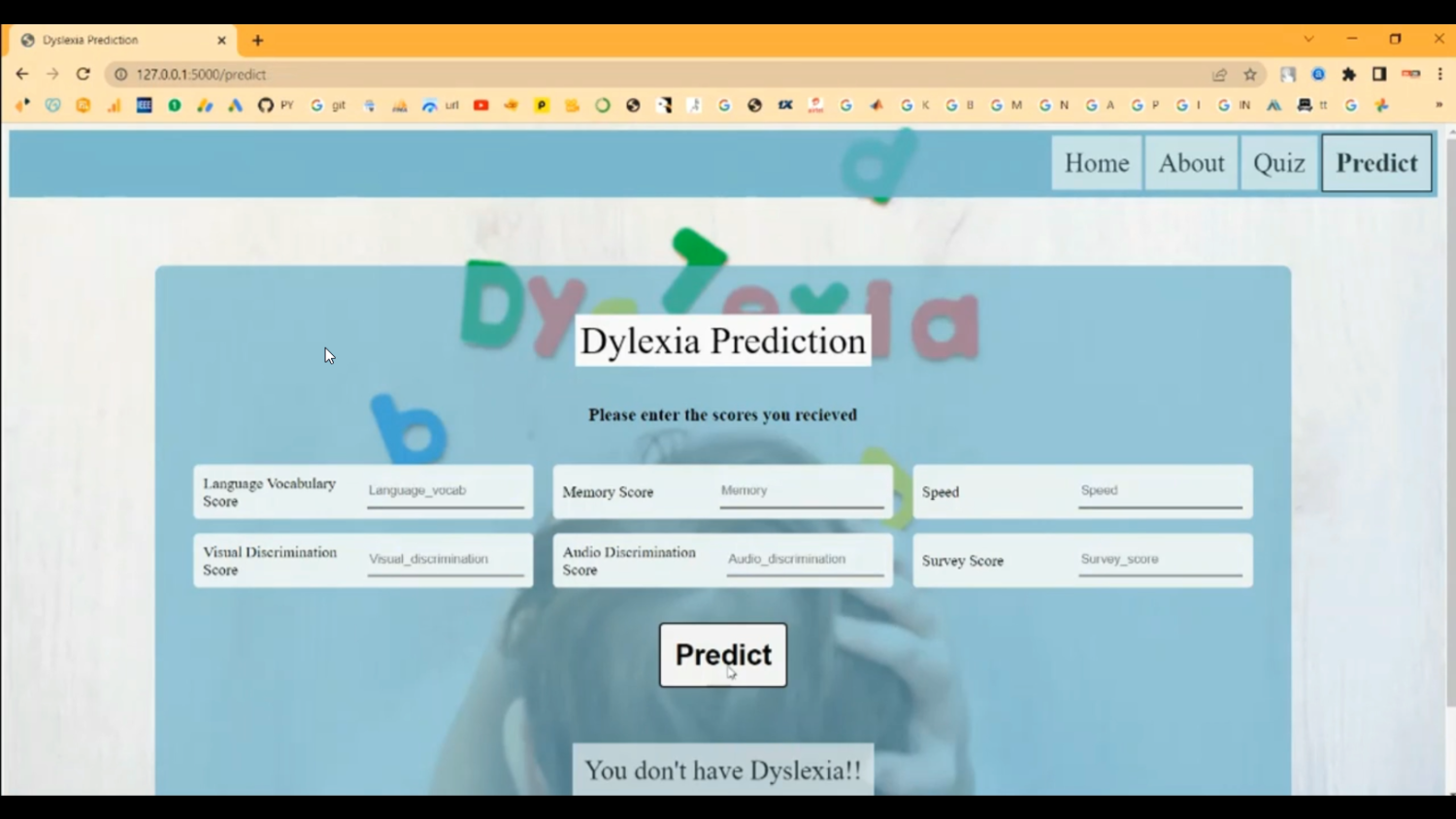 Anxiety Children Quiz App Flask in Python Projects