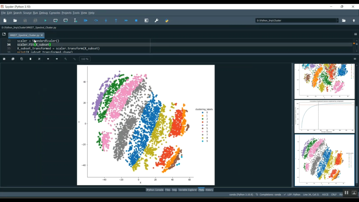 Cluster Data With Different Dataset in Python Projects