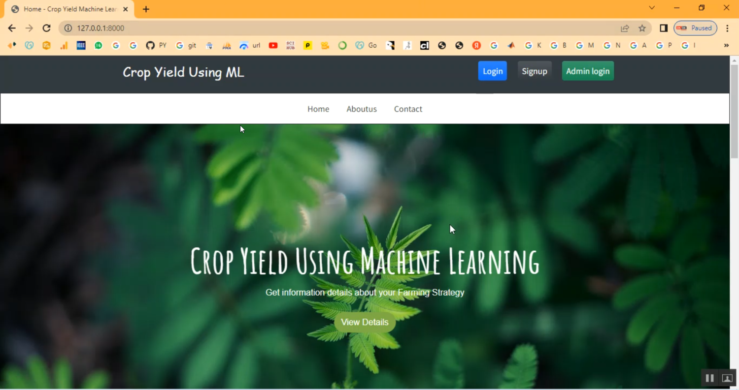 Crop Yield Fertilizer Leaf Disease in Python Projects