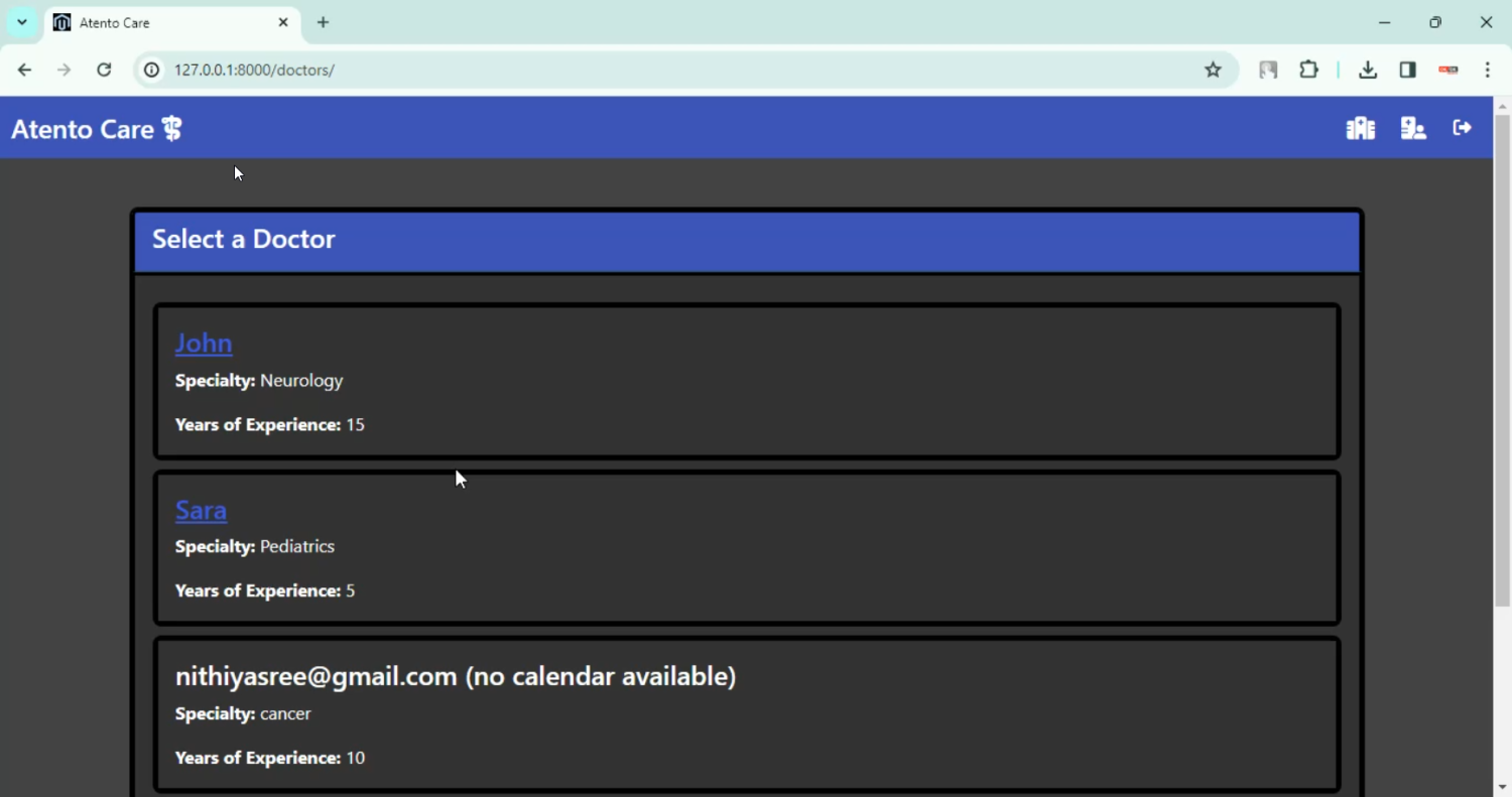 Book Appointments in Django Python