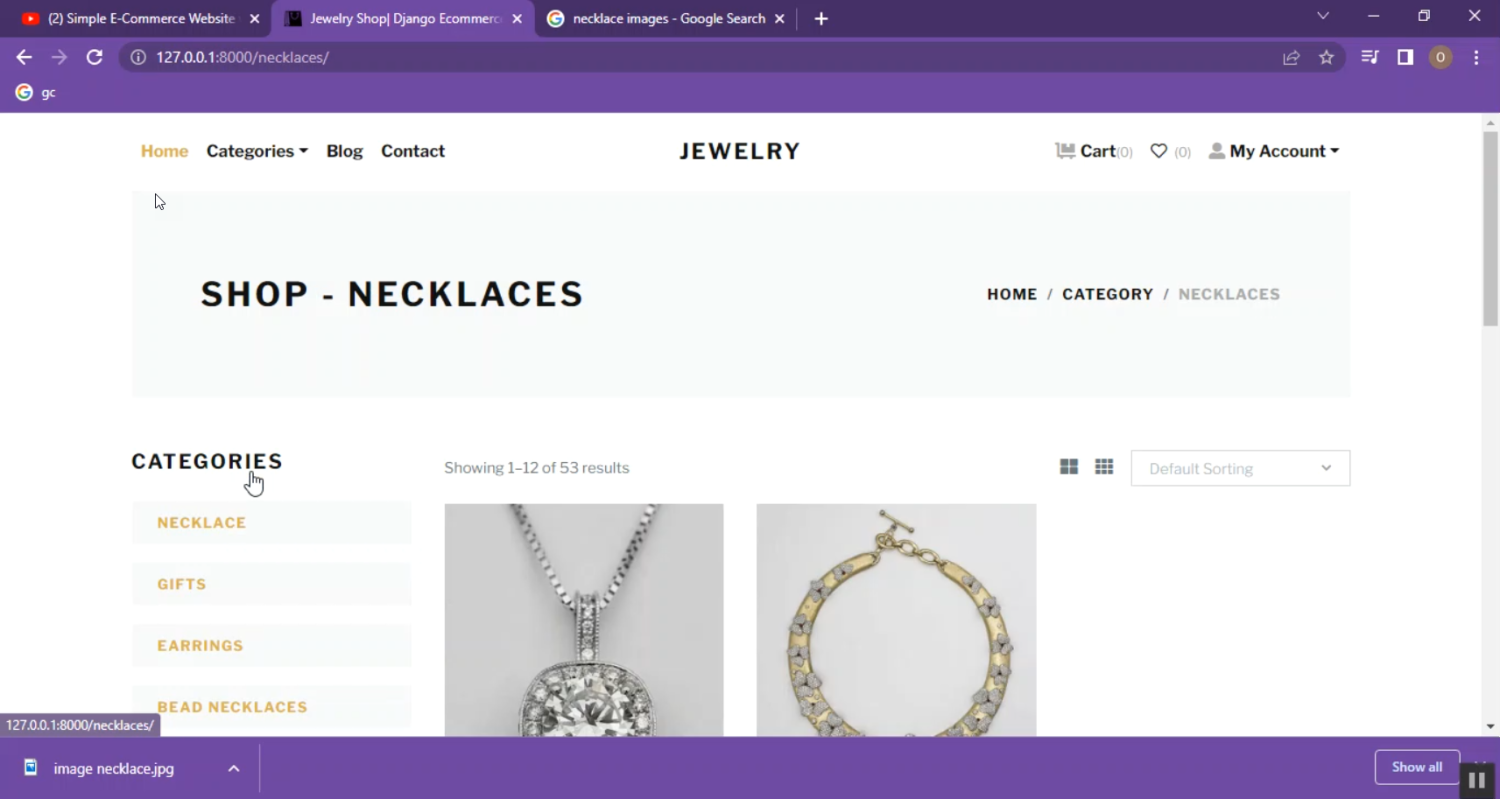 Jewelry Purchase Order Process in Django Python