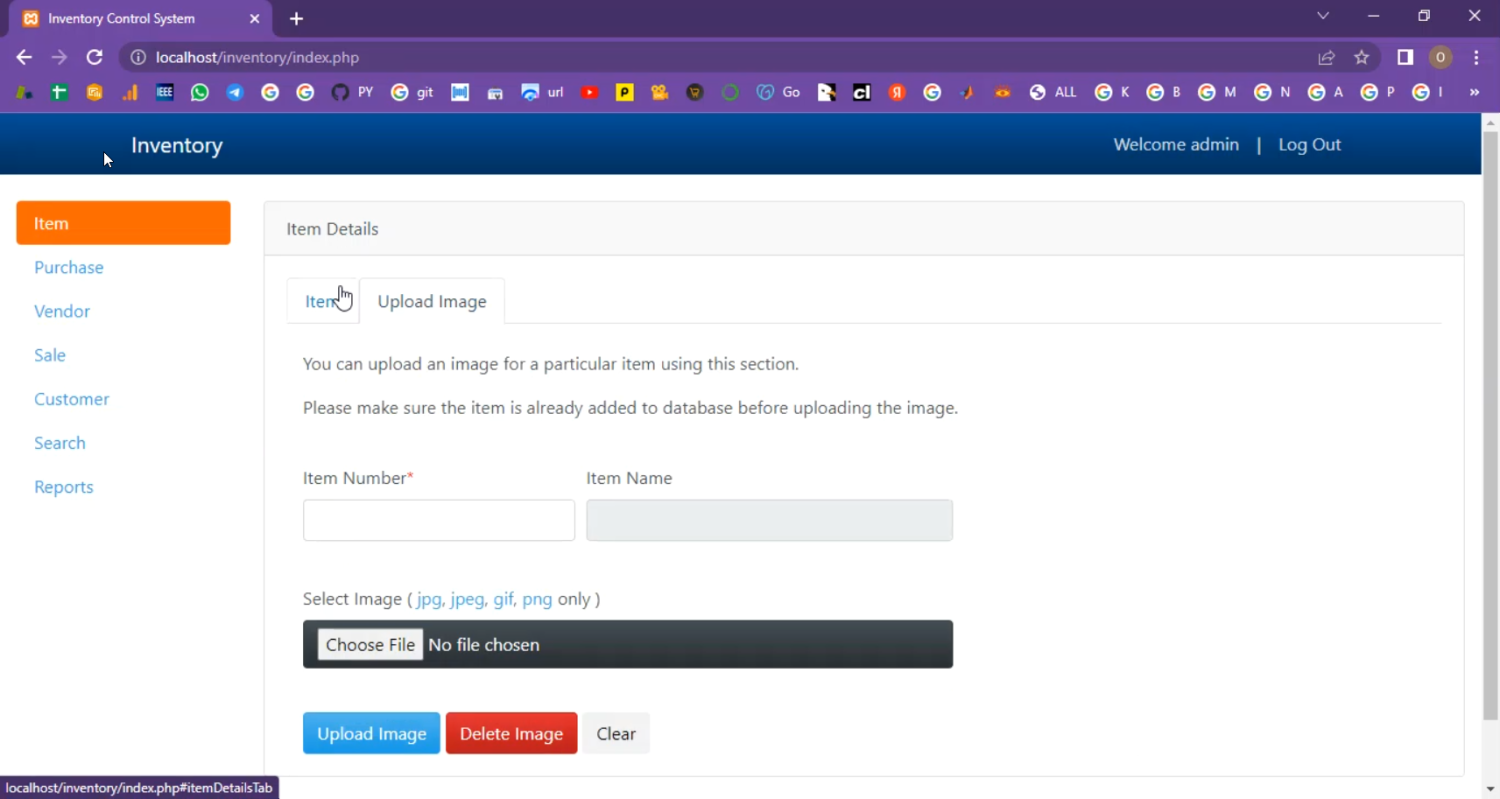 Inventory Purchase Vendor Sales System in PHP Application Projects