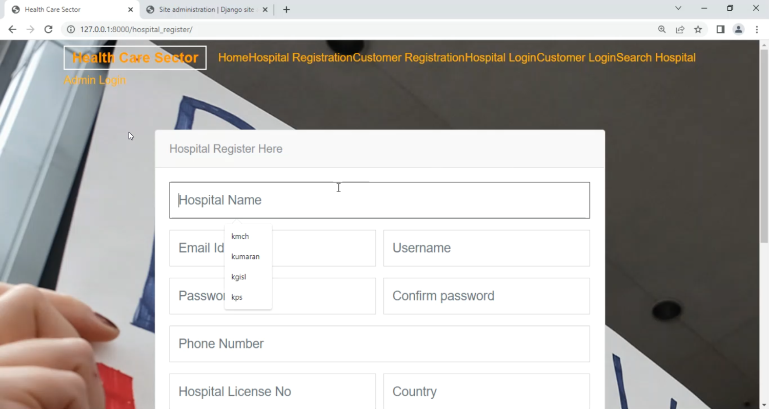 Health Care Accessibility in Django Python