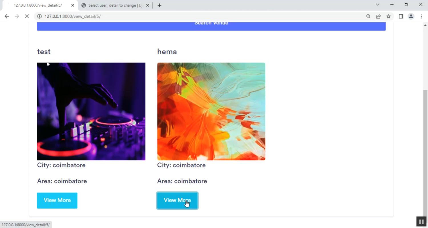 Music Hub in Django Python