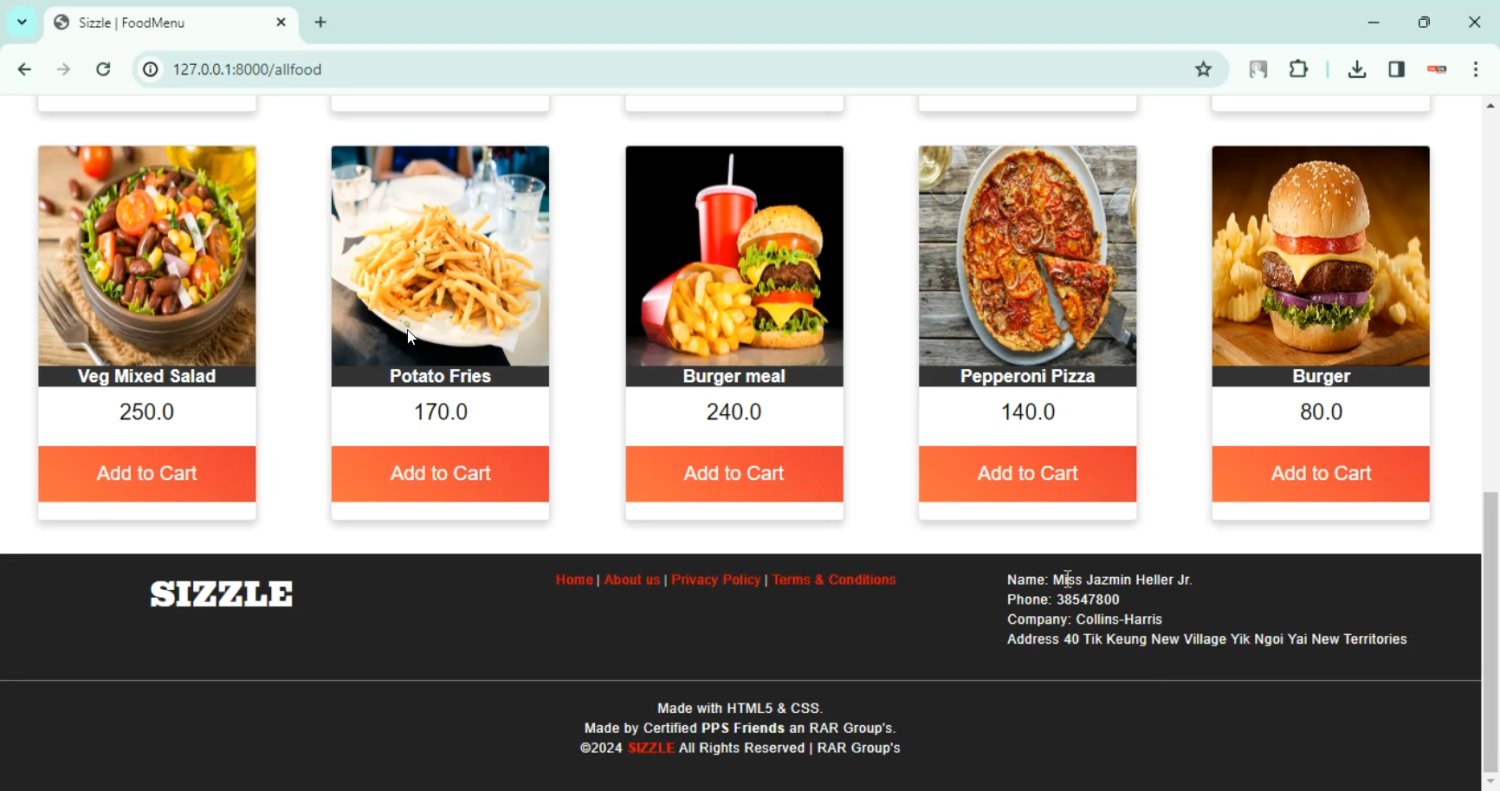 FoodHub An Online Restaurant Ordering System using Django and Python