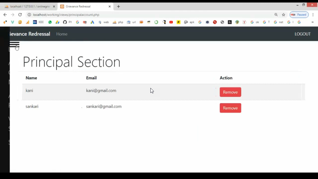 Grevance Redressal in PHP Application Projects