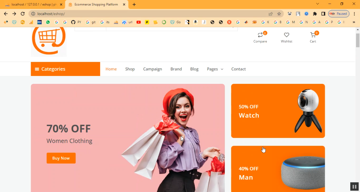Shopping Sales Management System in PHP Application Projects