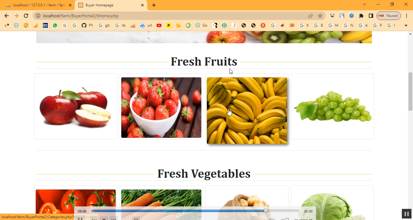 Farmer Delivery Courier to Buyer System in PHP Application Projects