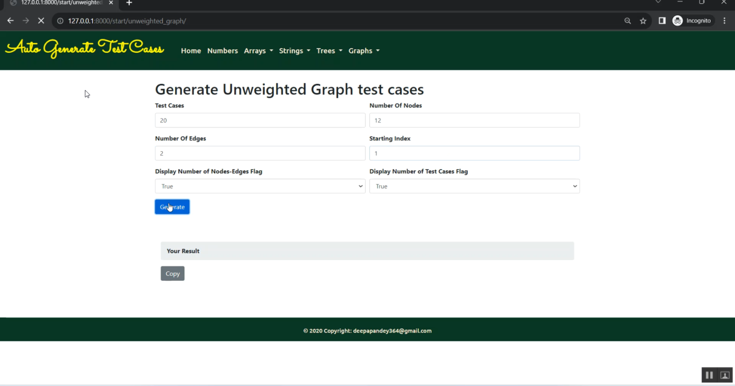 Auto Generative Test Case in Django Python